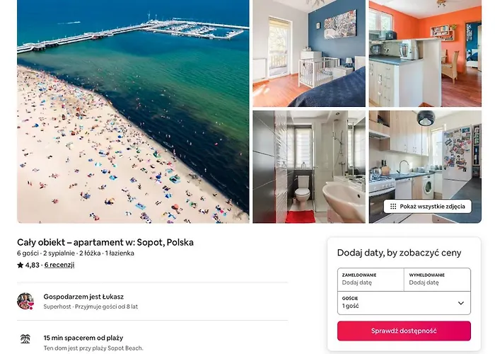 Klimatyczny Przy Plazy W Sopocie Apartment